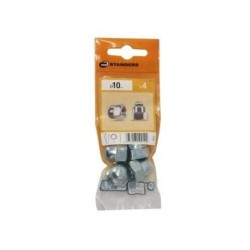 Lot De 4 Écrous Borgne Acier, Diam.10 Mm Standers