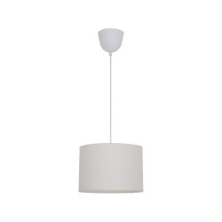 Suspension 1x e27 coton blanc INSPIRE Sitia D.28.0 cm