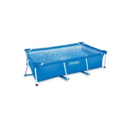 Piscine tubulaire INTEX Metal Frame rectangulaire L.2,60 x l.1,60 x H.0,65m