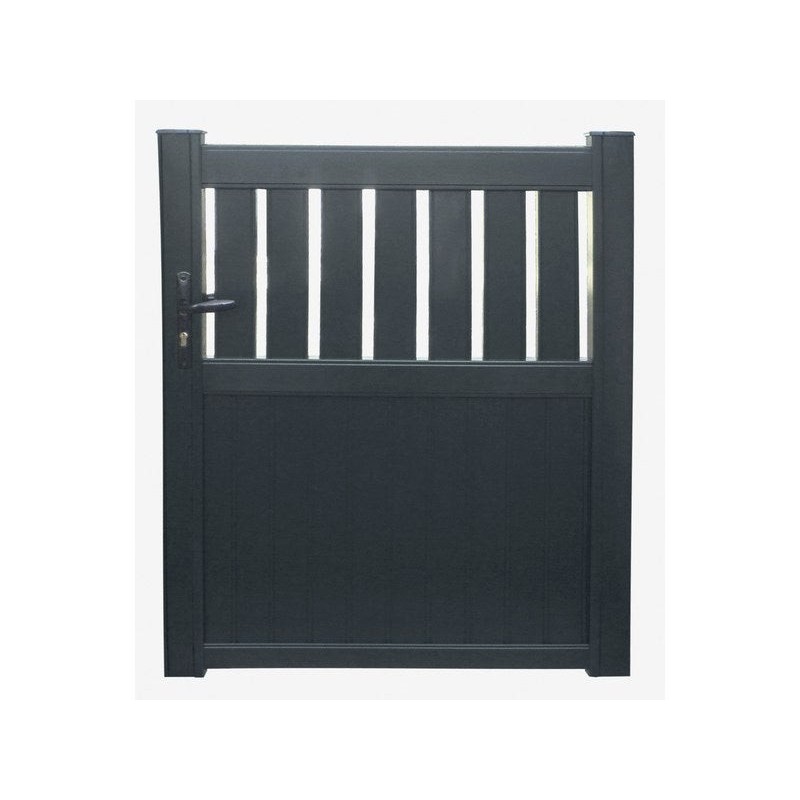 Portillon Battant En Aluminium Penmarch, L.100 X H.135 Cm