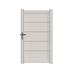 Portillon Battant Naterial L.100 X H.170 Cm, Blanc