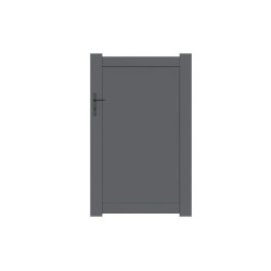 Portillon Battant Naterial Klos Up L.100 X H.150 Cm, Anthracite