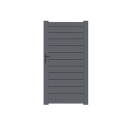 Portillon Battant Naterial Klos Up L.100 X H.186 Cm, Anthracite