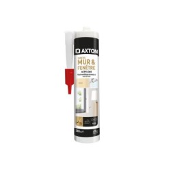 Mastic mur/fenetre acrylique platre/bois/beton AXTON t.pierre c. 280ml