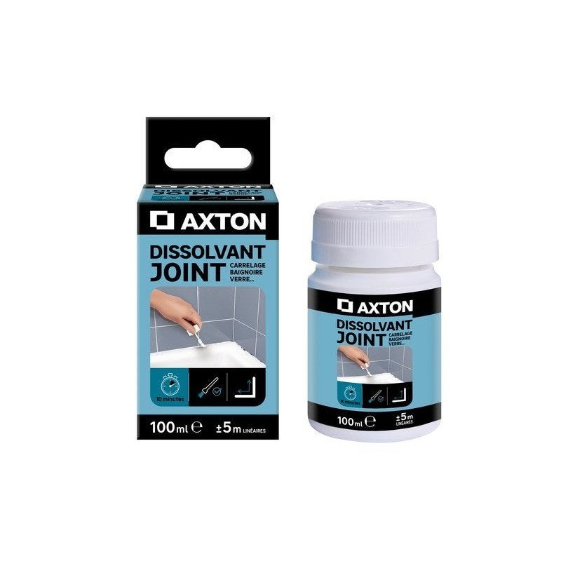 Dissolvant joint mastic silicone/polymère hybride AXTON gel 100ml