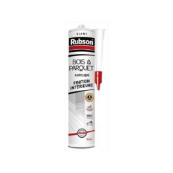 Mastic bois/parquet acrylique RUBSON blanc cartouche 280ml