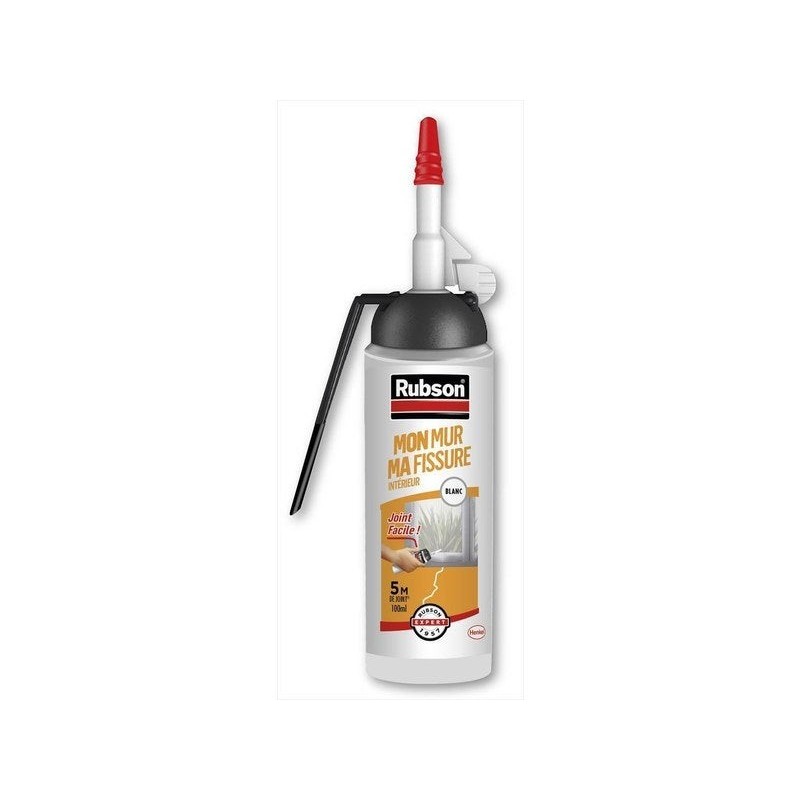 Mastic mur/fissure RUBSON blanc cartouche sans pistolet 100ml