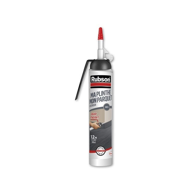 Mastic plinthe/parquet acryl RUBSON gris cart sans pistolet 200ml