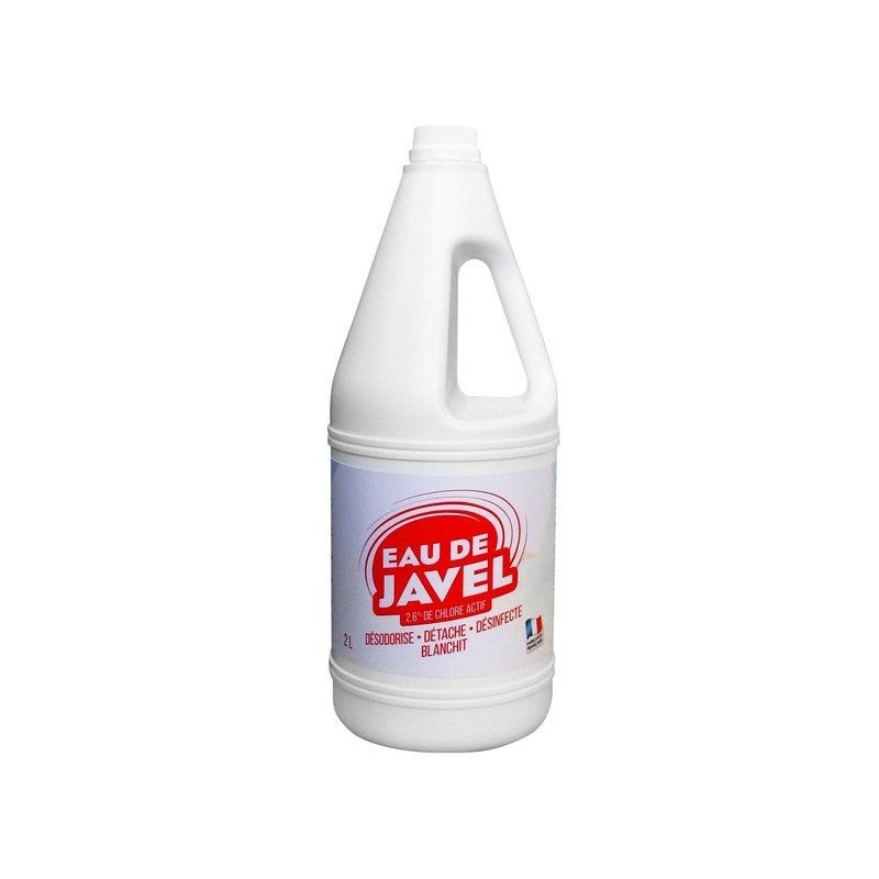 Eau de javel 2,6% de chlore actif 2 litres