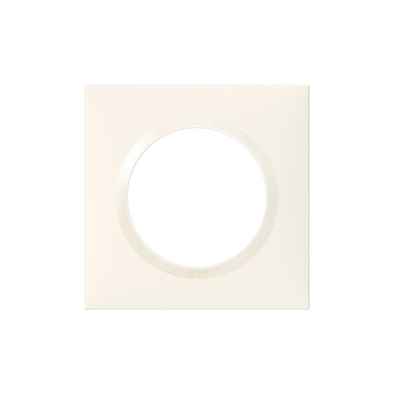 Plaque simple Dooxie, LEGRAND, blanc