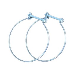 Lot de 2 colliers de fixation acier EQUATION, Diam. 100/100 mm Cf100