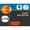 Clapet anti-retour acier EQUATION, Diam. 125 mm