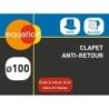 Clapet anti-retour acier EQUATION, Diam. 100 mm