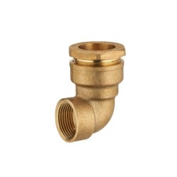 Coude F 3/4 À Compression Laiton D.25 Pour Tube En Polyéthylène