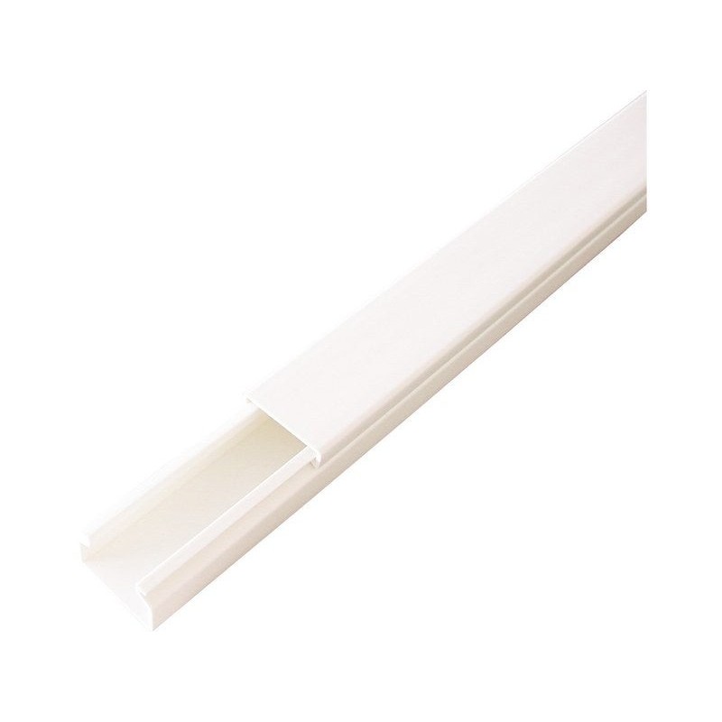 Moulure en pvc, H.2.5 X P.1.8 cm blanc