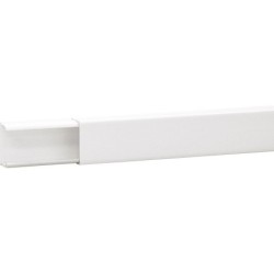 Moulure en pvc, H.3 X P.1 cm blanc