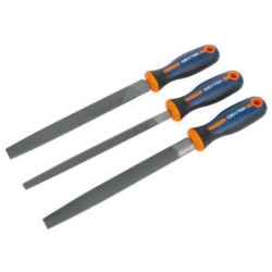 Lot De 3 Limes Assortiment Mi-Douce Dexter, 200 Mm