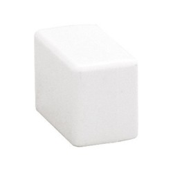 Lot De 4 Embouts Blanc Pour Moulure, H. 2.3 X P.1.1 Cm