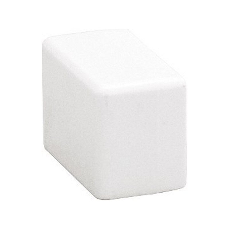 Lot De 4 Embouts Blanc Pour Moulure, H. 3.2 X P.1.1 Cm