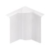 Angle Intérieur Blanc Pour Plinthe, H.11.5 X P.5.5 Cm