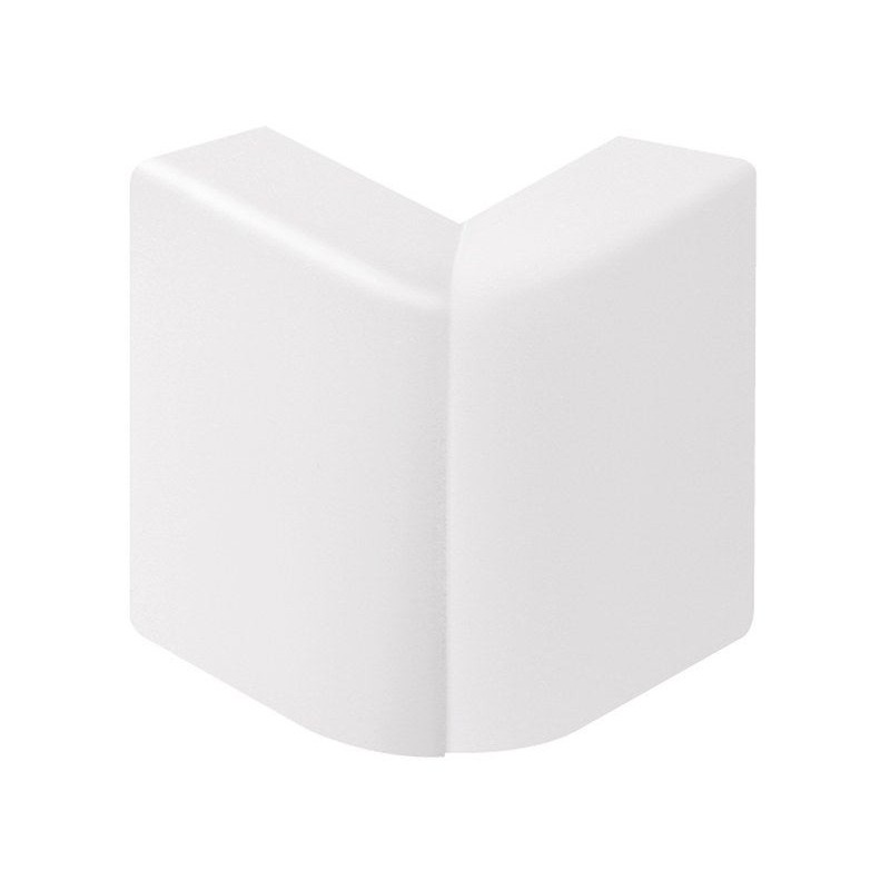 Angle Extérieur Blanc Pour Plinthe, H. 13 X P.5 Cm