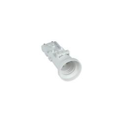 Fiche Dcl Et Douille Électrique À Clips E27 Polyamide, Blanc