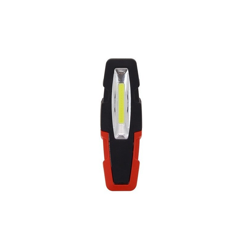 Baladeuse rechargeable 450 lm noire et rouge Xanlite