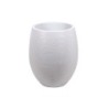 Pot plastique EDA, diam.50 x H.60 cm, blanc cérusé