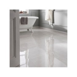 Carrelage Sol Et Mur Forte Effet Marbre Blanc Olympie L.45 X L.45 Cm