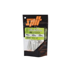 Lot De 10 Chevilles Spit, Diam.8 Mm X L.40 Mm