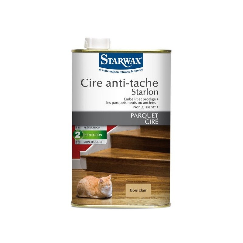 Cire Antitaches Bois Clairs Starwax 1 L