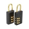 Lot De 2 Cadenas À Combinaison Master Lock Acier, L.20 Mm