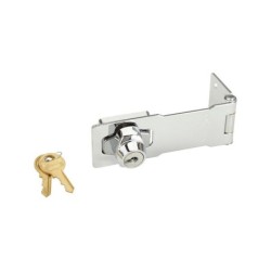 Moraillon avec serrure MASTER LOCK acier forgé, 117 mm