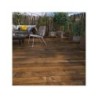 Lame de terrasse oka 2400x145x27mm bois marron