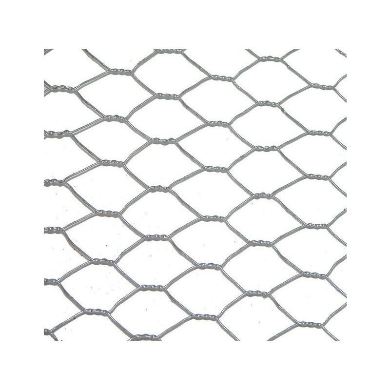 Grillage Pour Animaux Triple Torsion Gris, H.0.5 X L.3 M, Maille H.13 X L.13 Mm