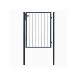 Portillon grillagé Eco garden l.105 x H.125 cm, gris