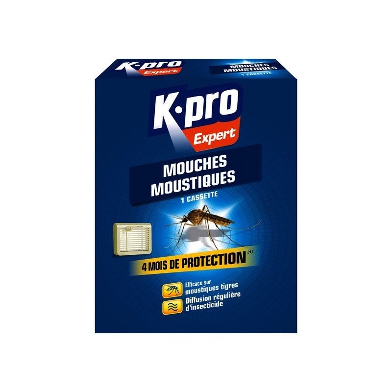 Insecticide cassette mouche et moustique K.PRO