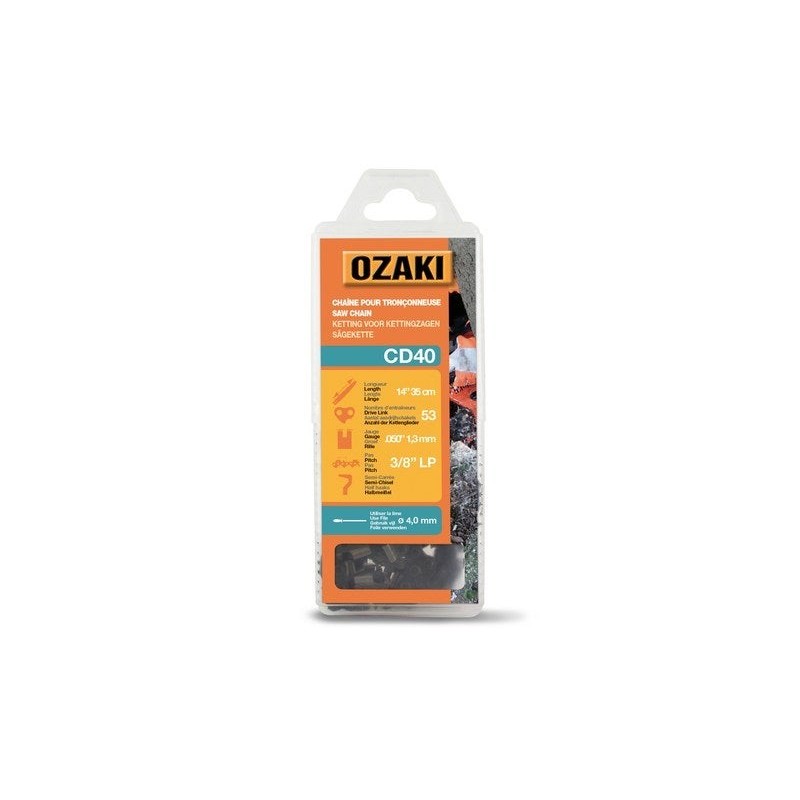 Chaîne De Tronçonneuse Ozaki Semi Carrée: .3/8"Lp .050 (1,3Mm) 53 Entraîneurs