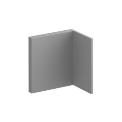 Fixations SPACEO H.4.5 x P.3.5 cm gris