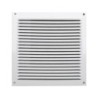 Grille d'aération aluminium laqué, L.17 x l.17 cm