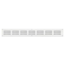 Grille d'aération aluminium laqué, L.5 X L.40 Cm