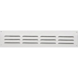 Grille d'aération aluminium laqué, L.5 X L.24 cm