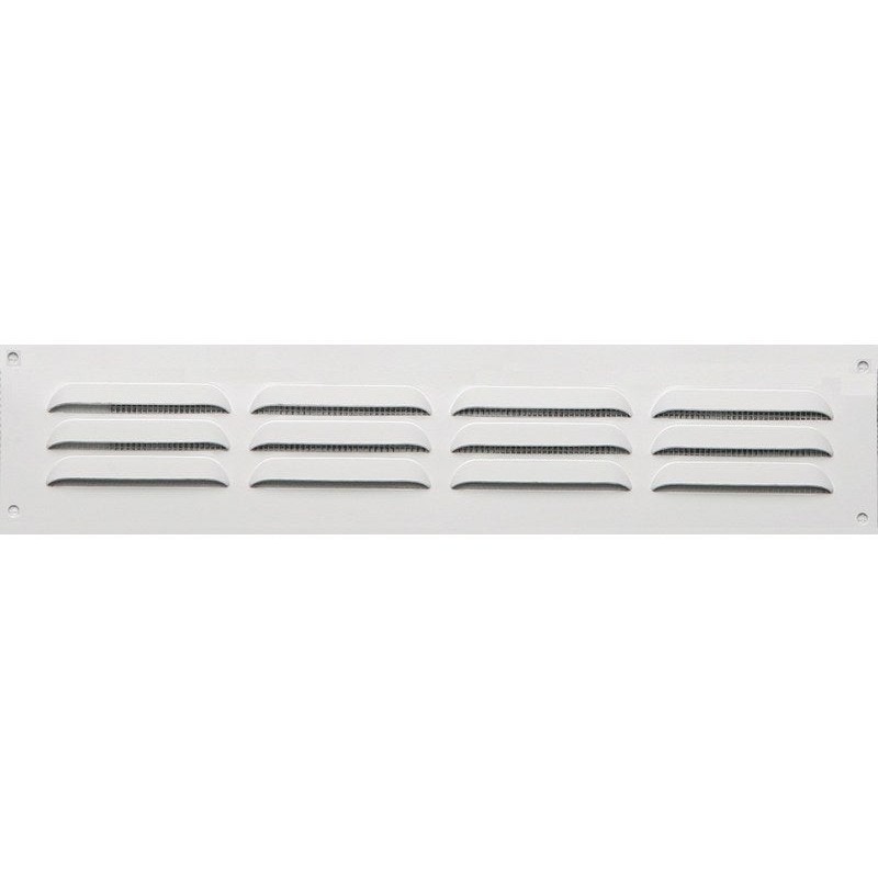 Grille d'aération aluminium laqué, L.5 X L.24 cm