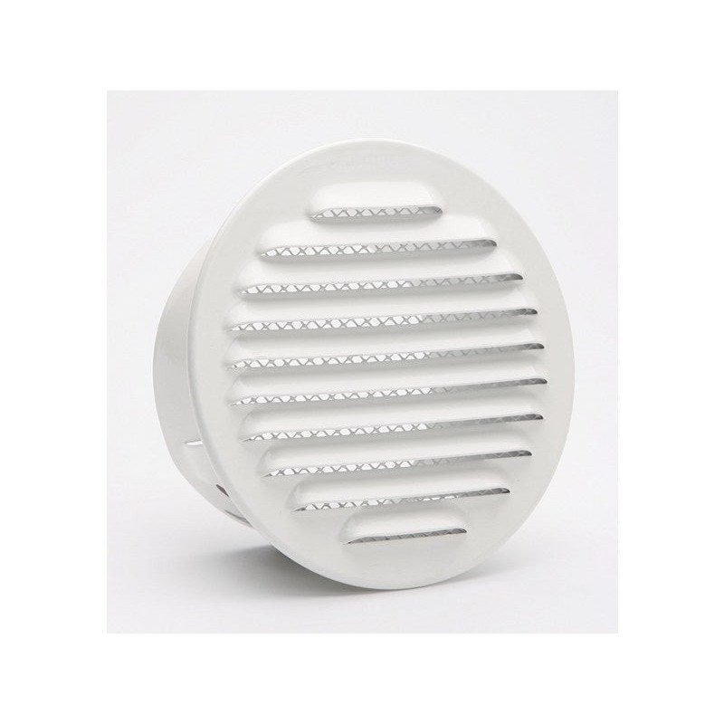 Grille d'aération aluminium laqué Diam.11 cm