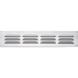 Grille d'aération aluminium anodisé, L.5 X L.24 cm