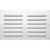 Grille d'aération aluminium laqué, L.30 x l.50 cm