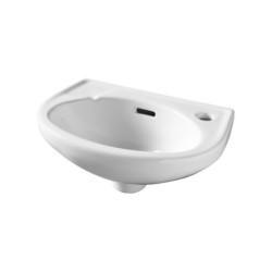 Lave-mains céramique blanc l.35 x P.23 cm, Murcie