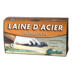 Laine D'Acier De Préparation Gerlon N°0, 200 G