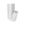 Radiateur électrique à inertie fluide, CELCIA, 1000 W horizontal blanc