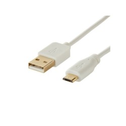 Câble Chargeur Micro Usb, 1 M Blanc Evology